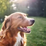 Toller at park